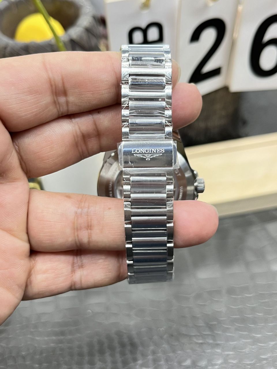 AF浪琴康卡斯悦动系列L3.830.4.07.6腕表 /  