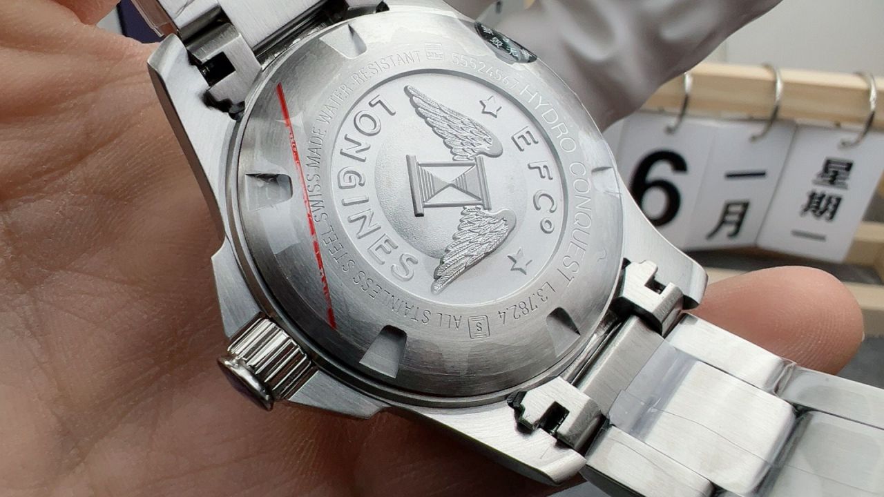 AF浪琴康卡斯灰面系列L3.782.4.76.6腕表 /  