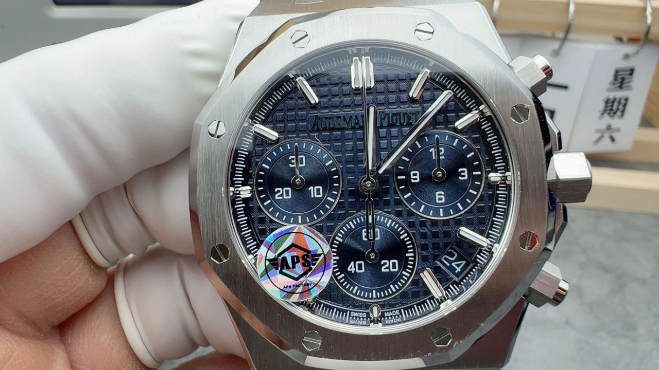 APS无卡度配重砝码爱彼皇家橡树系列26240ST.OO.1320ST.05腕表