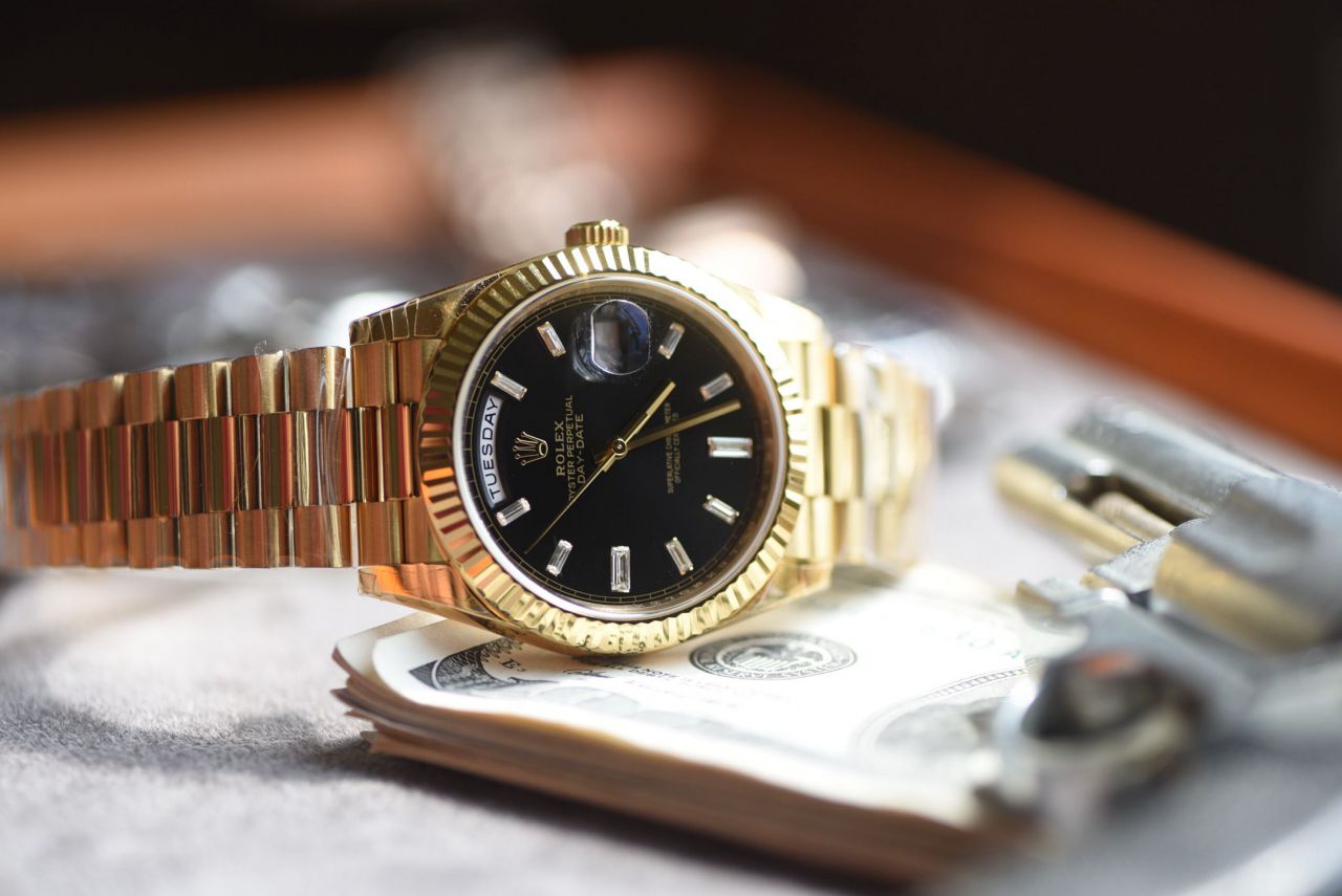 视频评测VS厂182 克 配重版劳力士星期日历型系列m228238-0059腕表(黑冰糖) /  