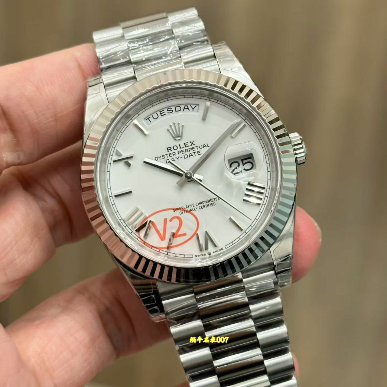视频评测VS厂182 克 配重版顶级复刻劳力士星期日历型系列m228235-0025腕表 /  