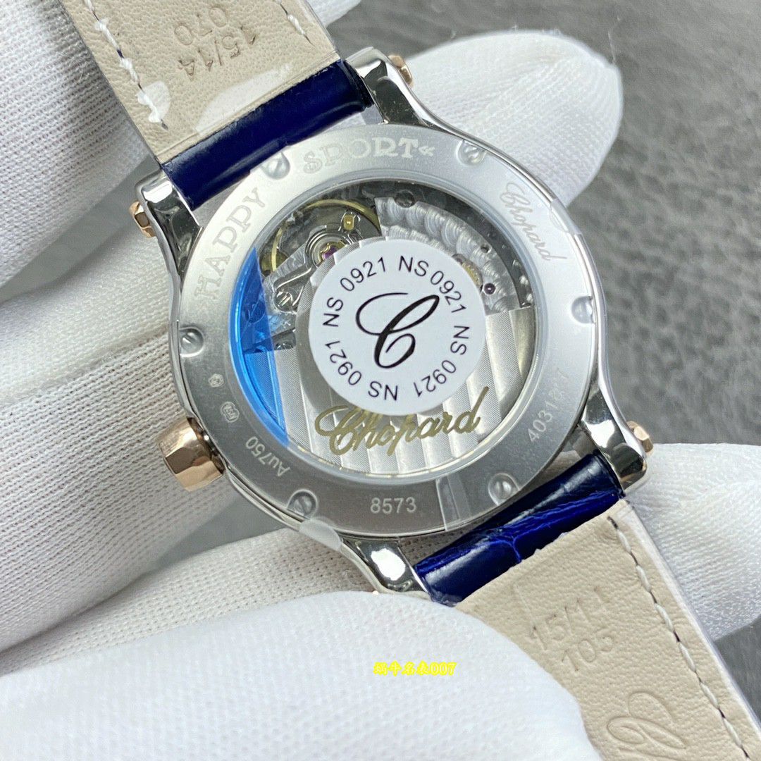 视频评测萧邦顶级复刻女表HAPPY SPORT系列278573-6027腕表 /  