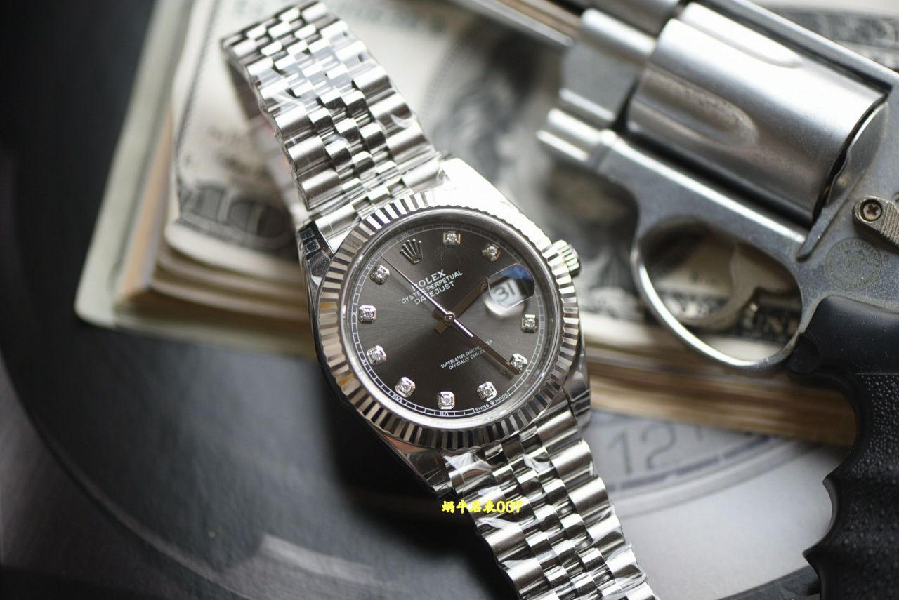 视频评测VS最高版本V2版灰钻劳力士日志型复刻高仿m126334-0006腕表 /  
