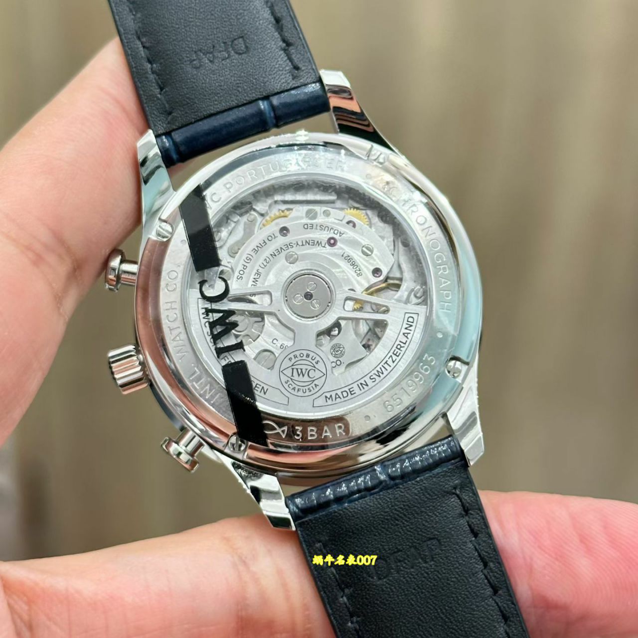 APS厂一体机IWC万国表葡萄牙背透葡计复刻手表IW371615腕表 /  