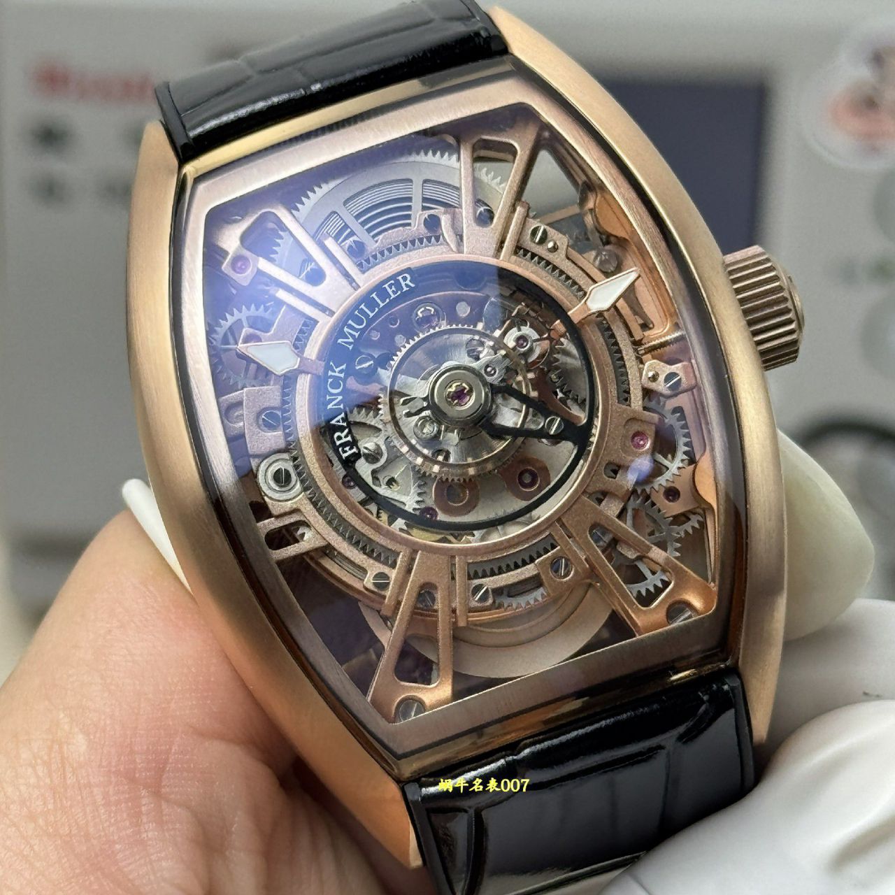 franck muller法穆兰陀飞轮复刻手表 grand gentral tourbillon skeleton curvex cx