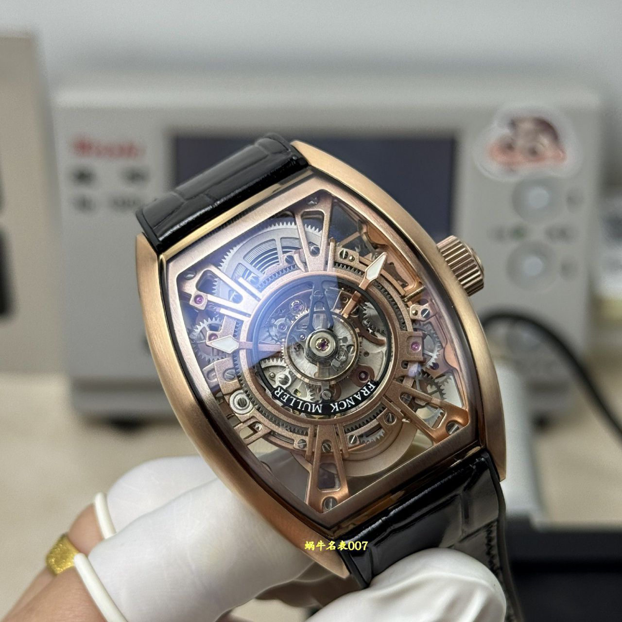 franck muller法穆兰陀飞轮复刻手表 grand gentral tourbillon skeleton curvex cx /  