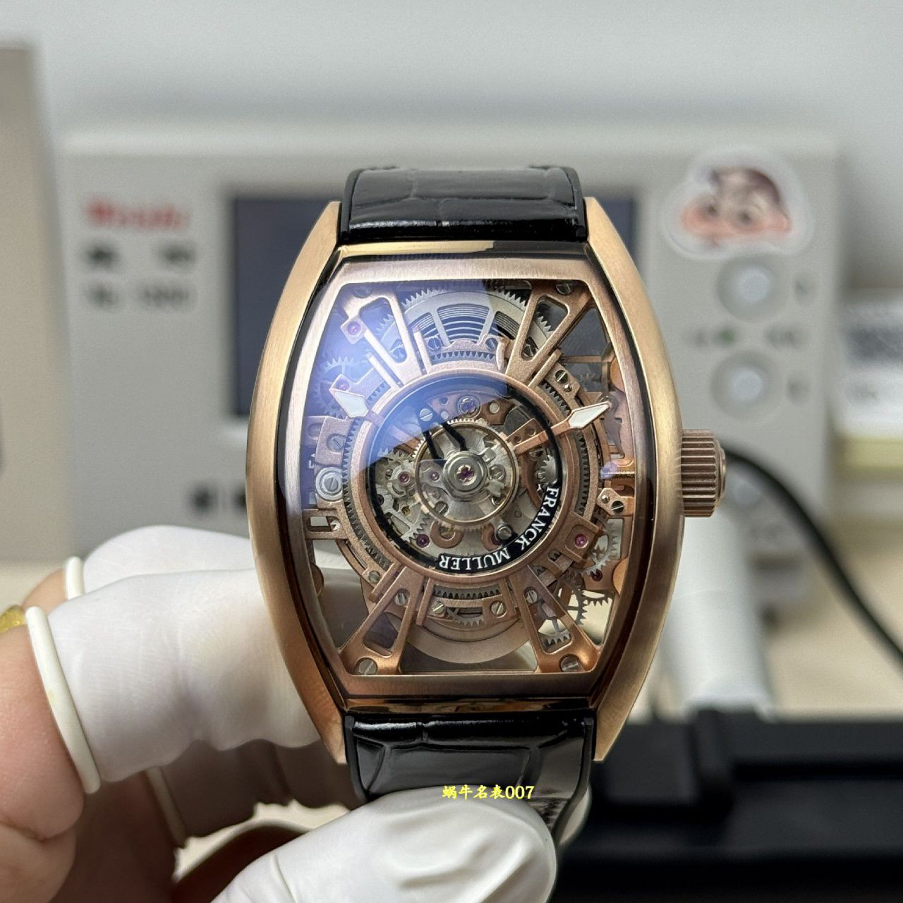 franck muller法穆兰陀飞轮复刻手表 grand gentral tourbillon skeleton curvex cx /  