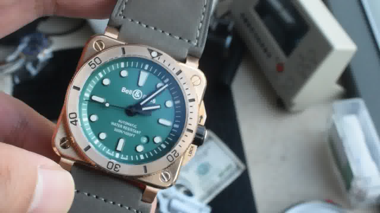 柏莱士INSTRUMENTS系列BR0392-D-LT-BR/SRB腕表 /  