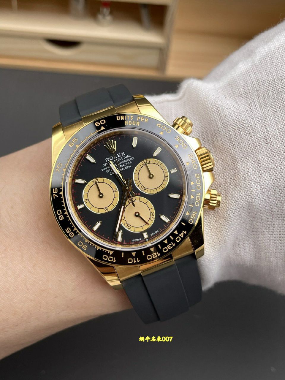 VS配重包金劳力士宇宙计型迪通拿小怪兽复刻高仿m126518ln-0004腕表 /  