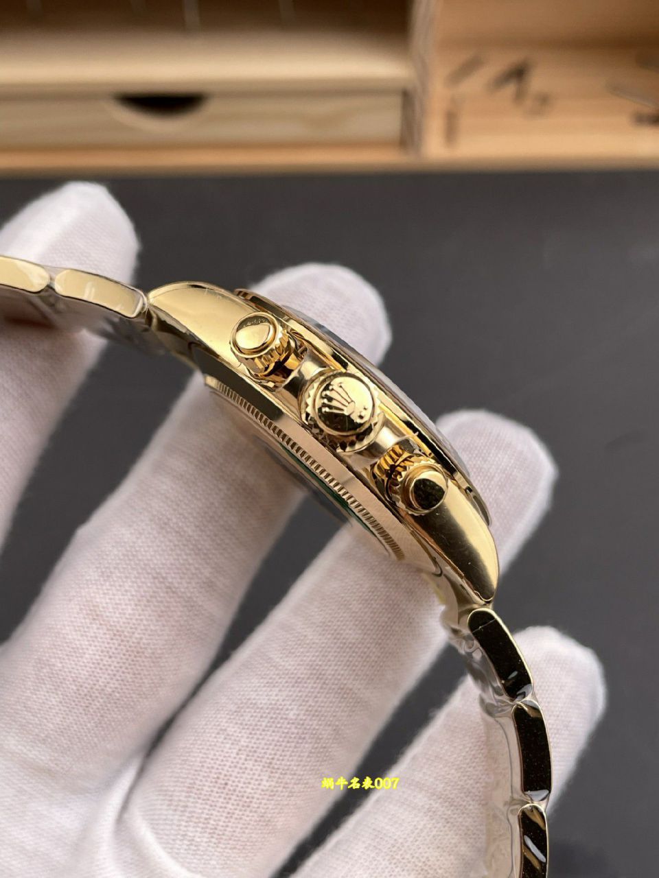 VS配重劳力士宇宙计型迪通拿复刻高仿m116508-0013腕表(绿金迪) /  