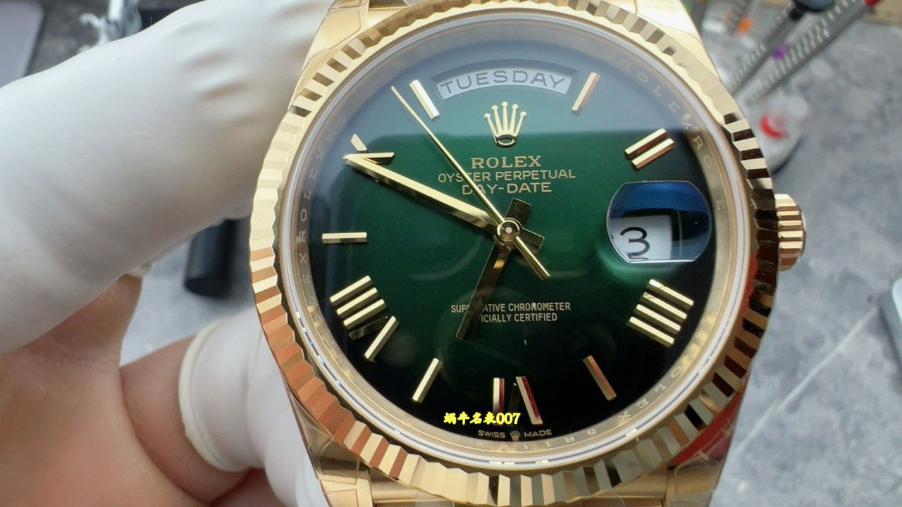 VS配重DD劳力士星期日历型一比一复刻手表m228238-0069腕表