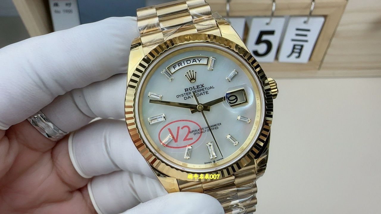 VS新品配重182克DD劳力士星期日历型广州复刻手表m228238-0071腕表 /  