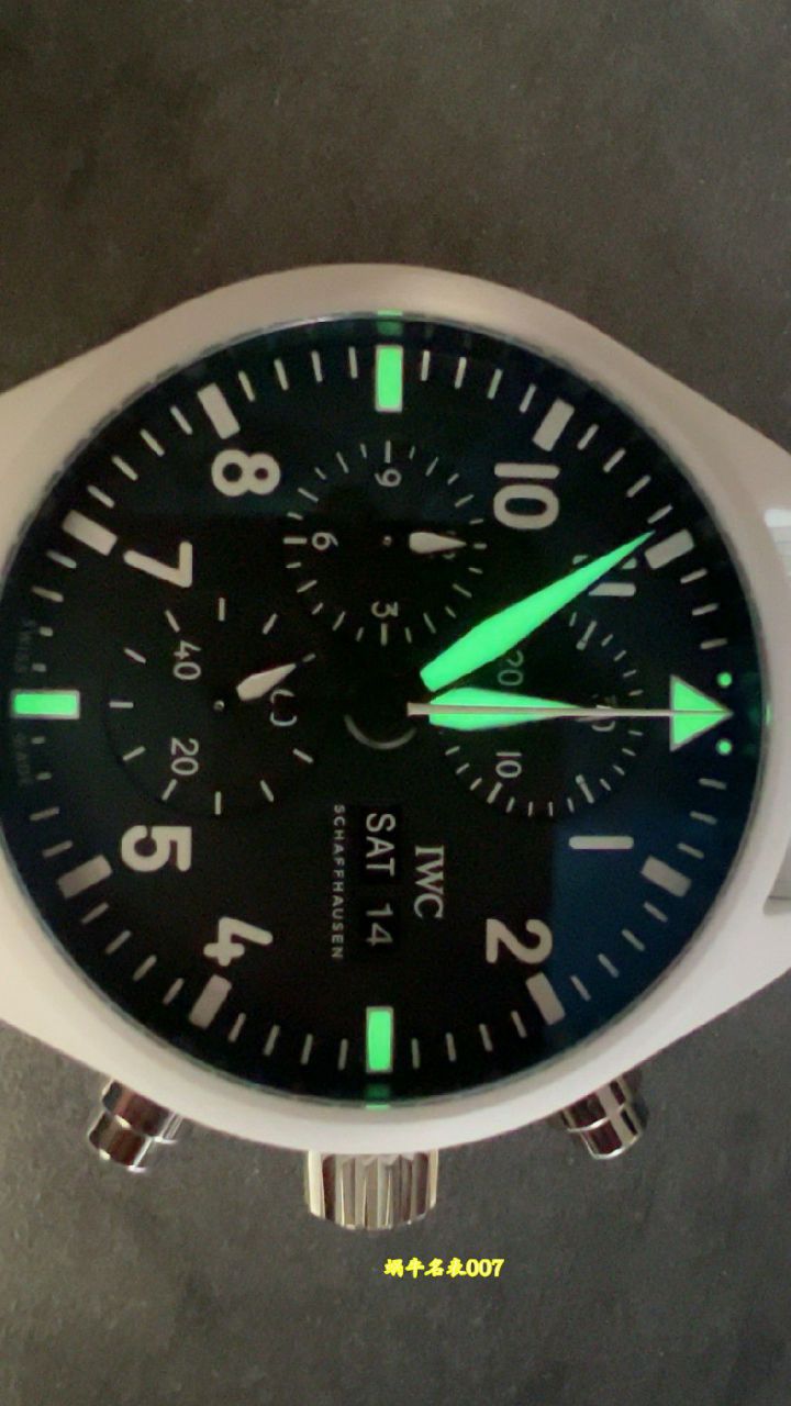APS一体机芯IWC万国表飞行员一比一复刻手表IW389110腕表 /  