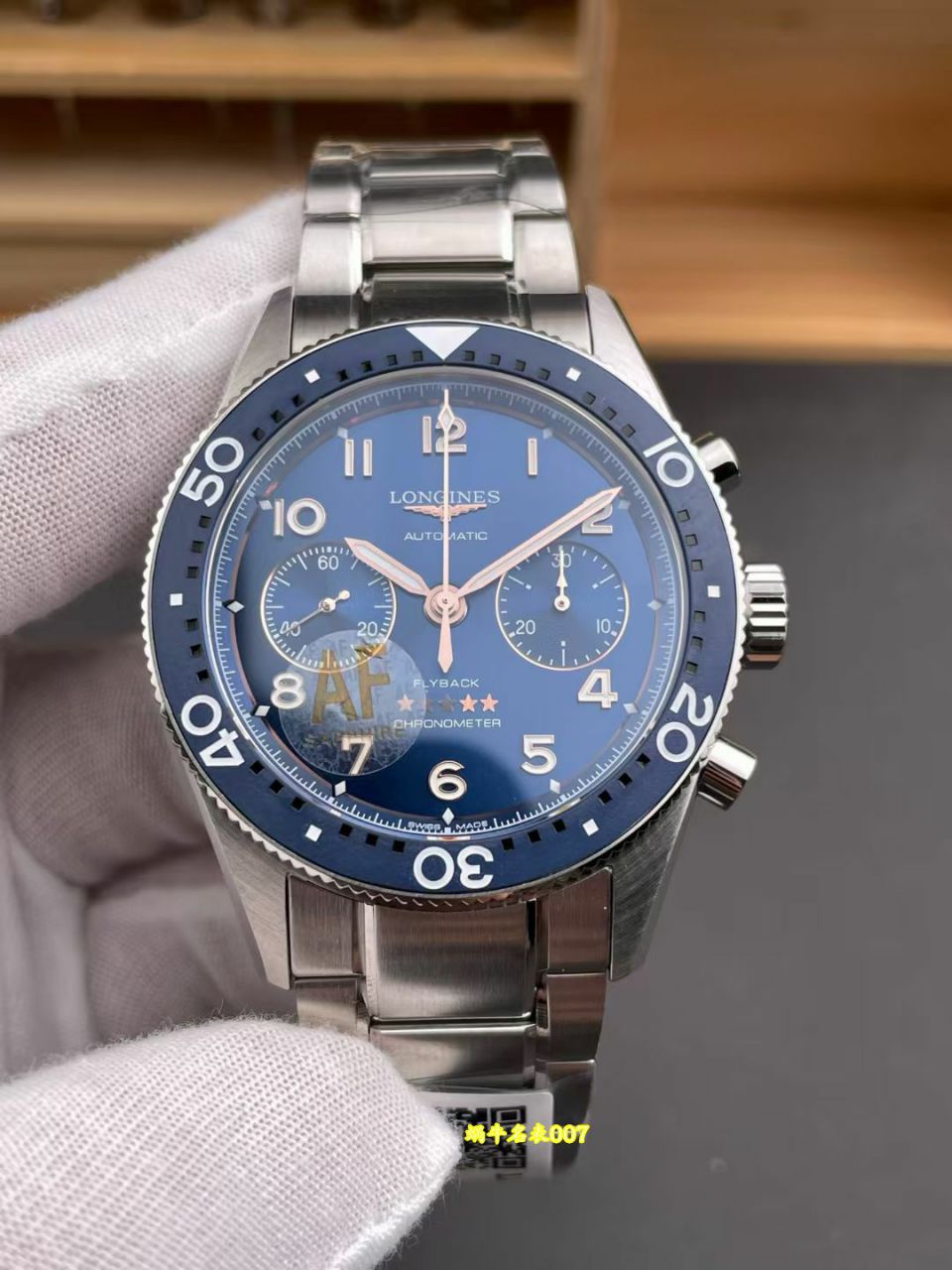 AF浪琴先行者复刻手表L3.821.4.93.6腕表