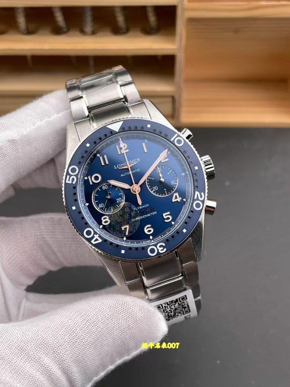 AF浪琴先行者复刻手表L3.821.4.93.6腕表 /  