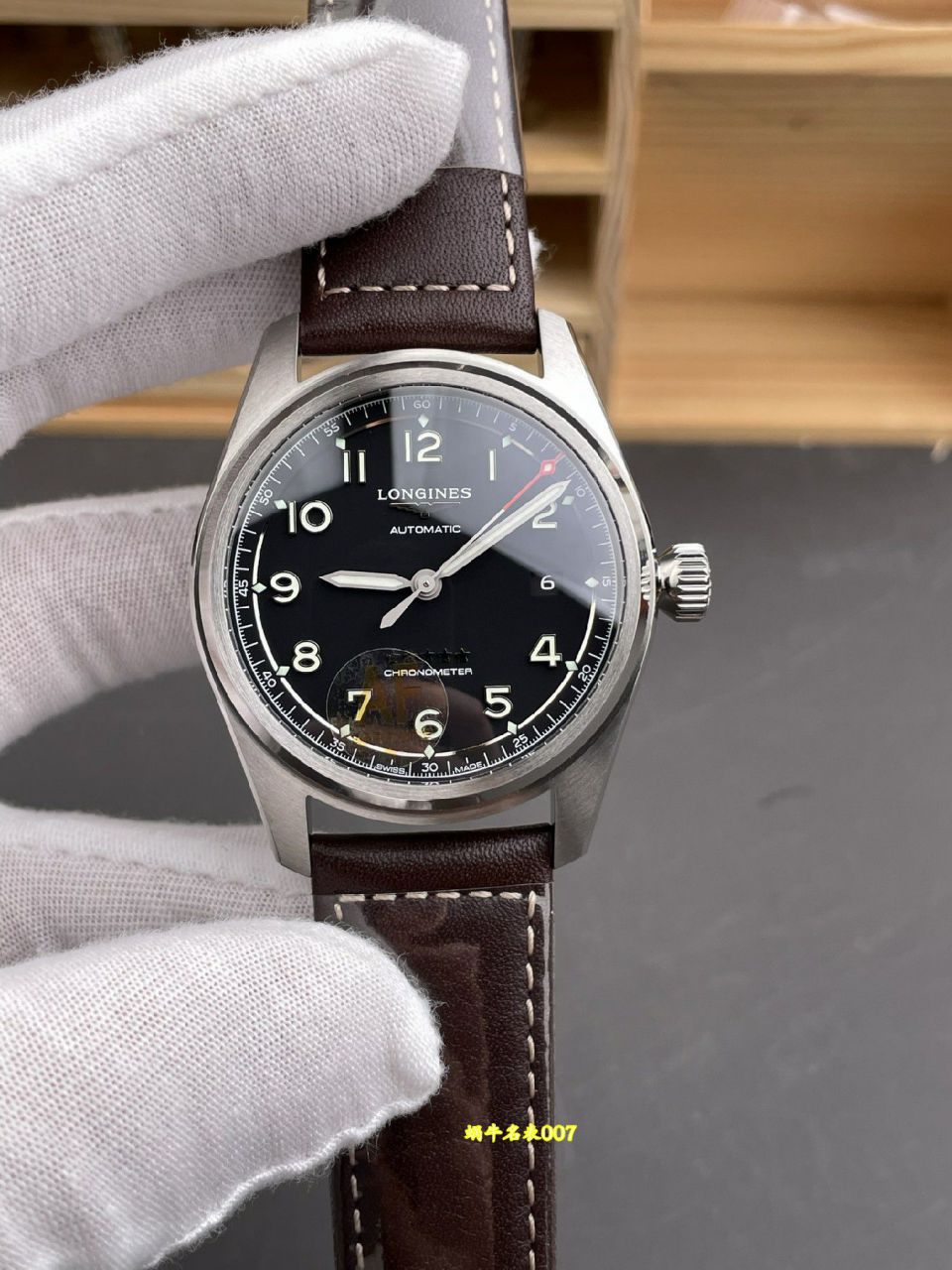 AF浪琴先行者顶级复刻手表L3.812.4.53.2腕表 /  