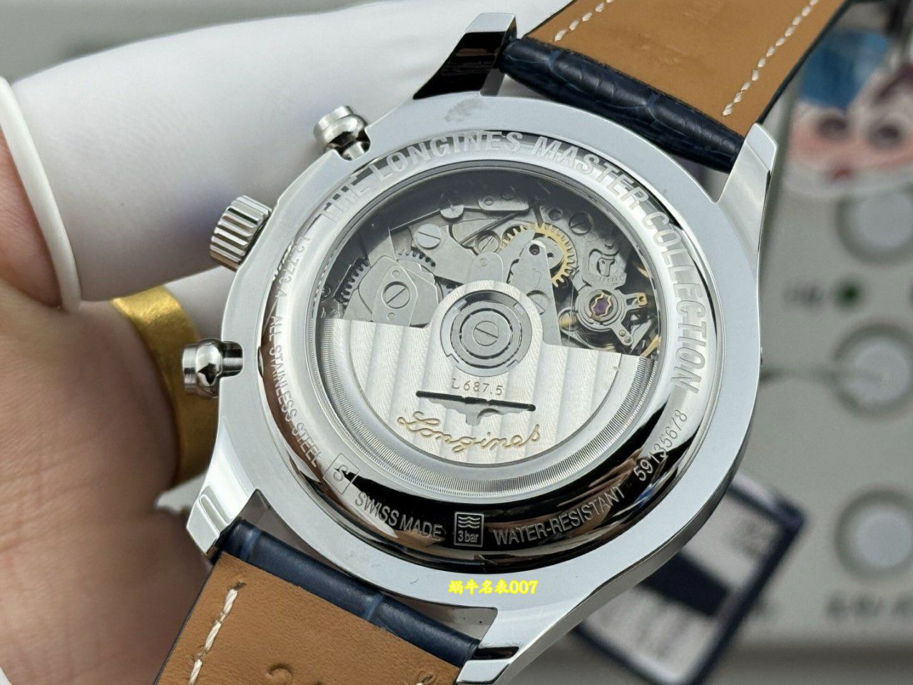 GS浪琴名匠计时八针复刻手表L2.773.4.92.0腕表 /  