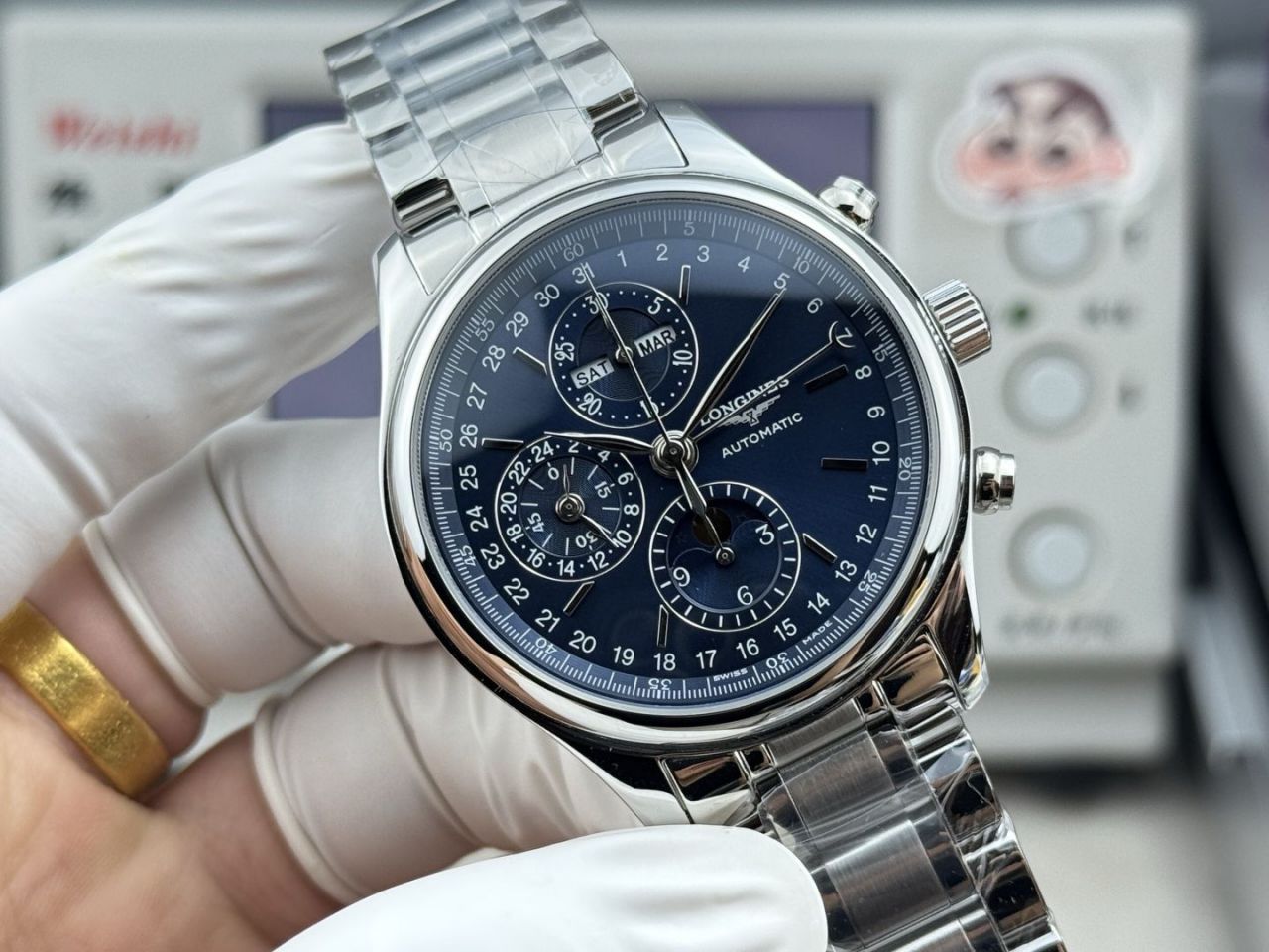 GS浪琴计时码表名匠顶级复刻手表L2.773.4.92.6腕表 /  