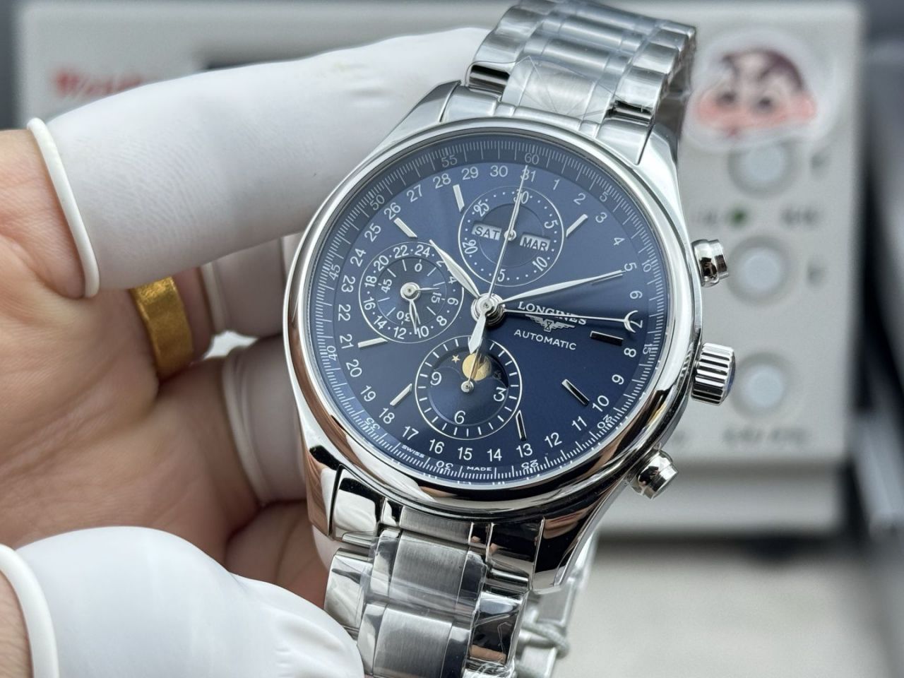 GS浪琴计时码表名匠顶级复刻手表L2.773.4.92.6腕表 /  