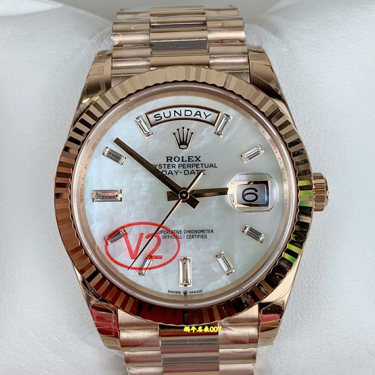 VS新品配重182克DD劳力士星期日历型广州复刻手表m228238-0071腕表 /  