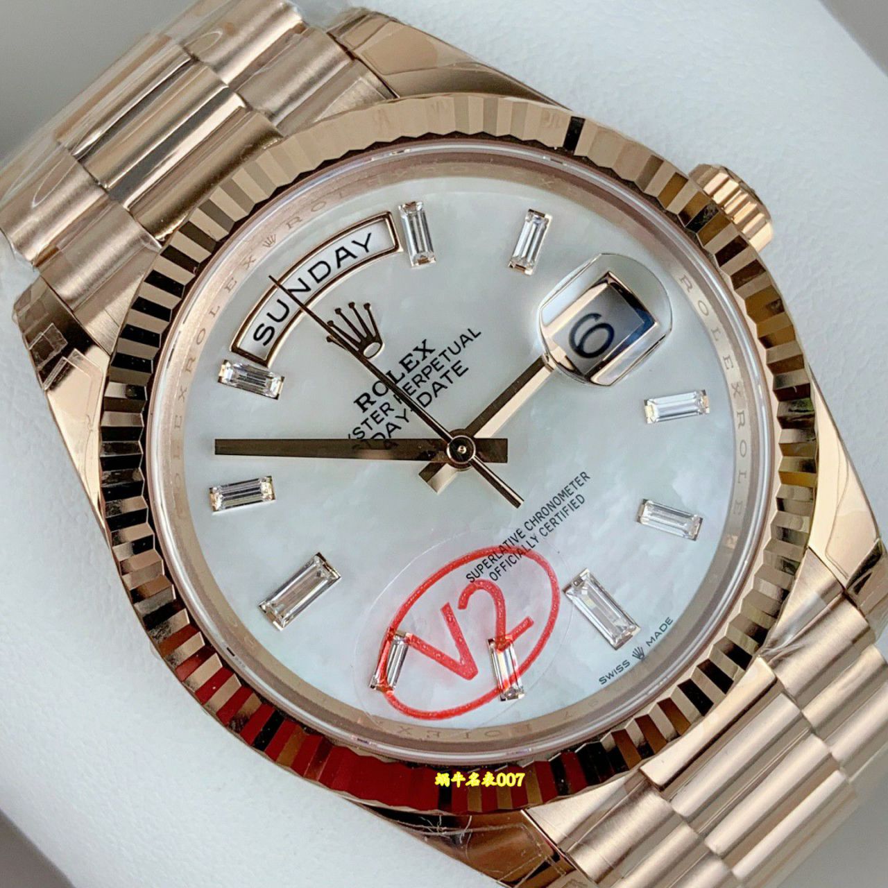 VS新品配重182克DD劳力士星期日历型广州复刻手表m228238-0071腕表 /  