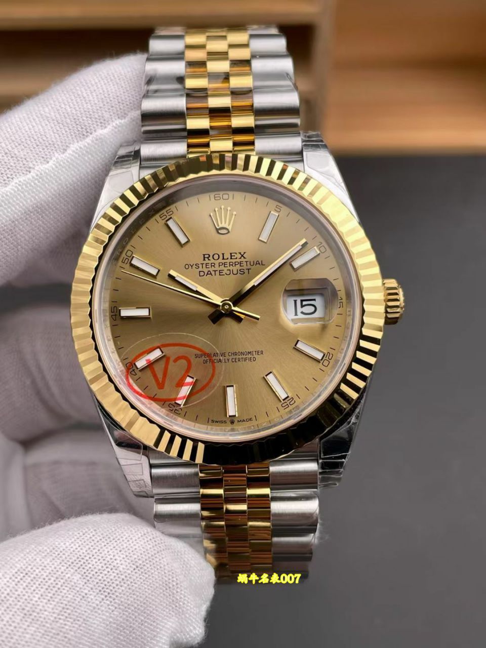 VS配重日志V2劳力士日志型复刻手表m126333-0010腕表