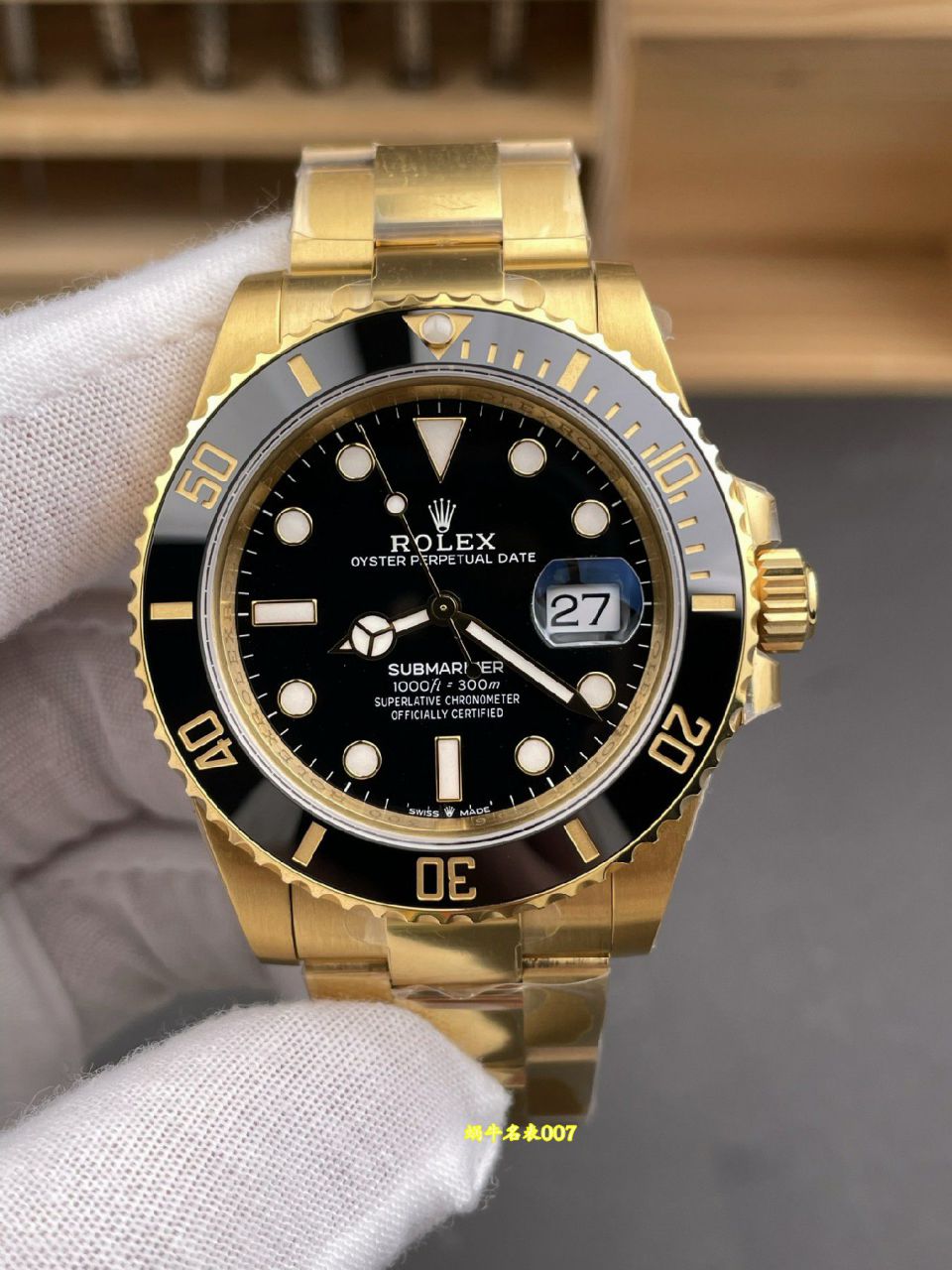 VS三代全金黑水鬼劳力士潜航者型顶级复刻手表m126618ln-0002腕表