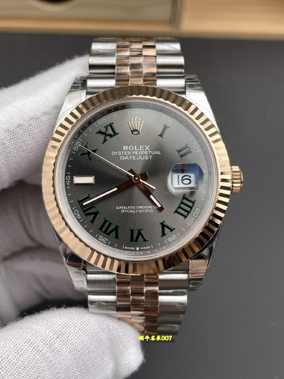 VS绿萝复刻手表劳力士日志型系列m126333-0020腕表