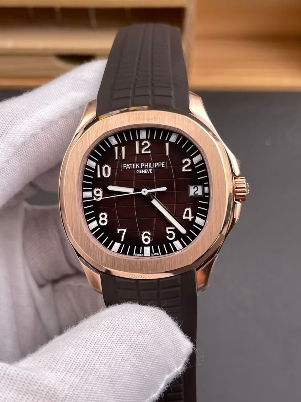 DDF配重手雷百达翡丽AQUANAUT复刻手表5167R-001腕表