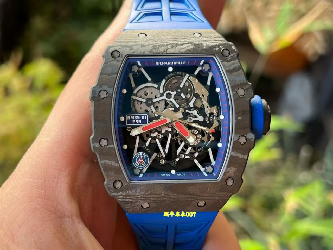 ZF Richard Mille顶级复刻手表 理查德米勒RM35-01 PSG 巴黎圣日耳曼联名特别款 /  