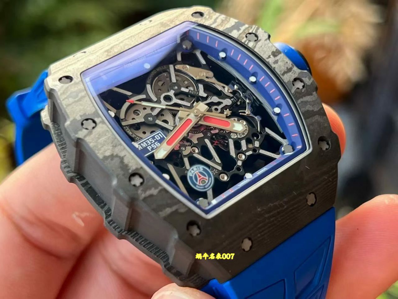 ZF Richard Mille顶级复刻手表 理查德米勒RM35-01 PSG 巴黎圣日耳曼联名特别款 /  