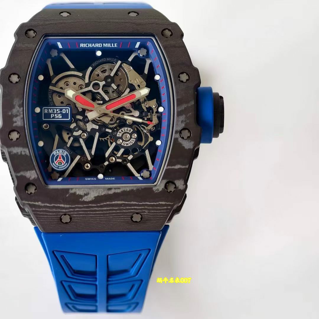 ZF Richard Mille顶级复刻手表 理查德米勒RM35-01 PSG 巴黎圣日耳曼联名特别款 /  