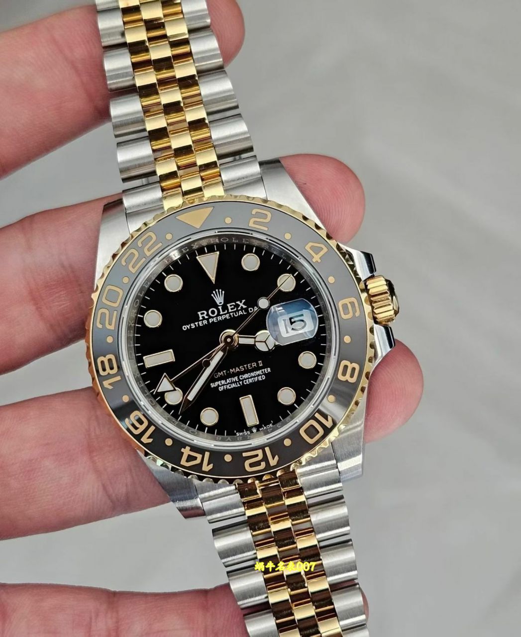 包金定制劳力士格林尼治型II顶级复刻手表m126713grnr-0001腕表 /  