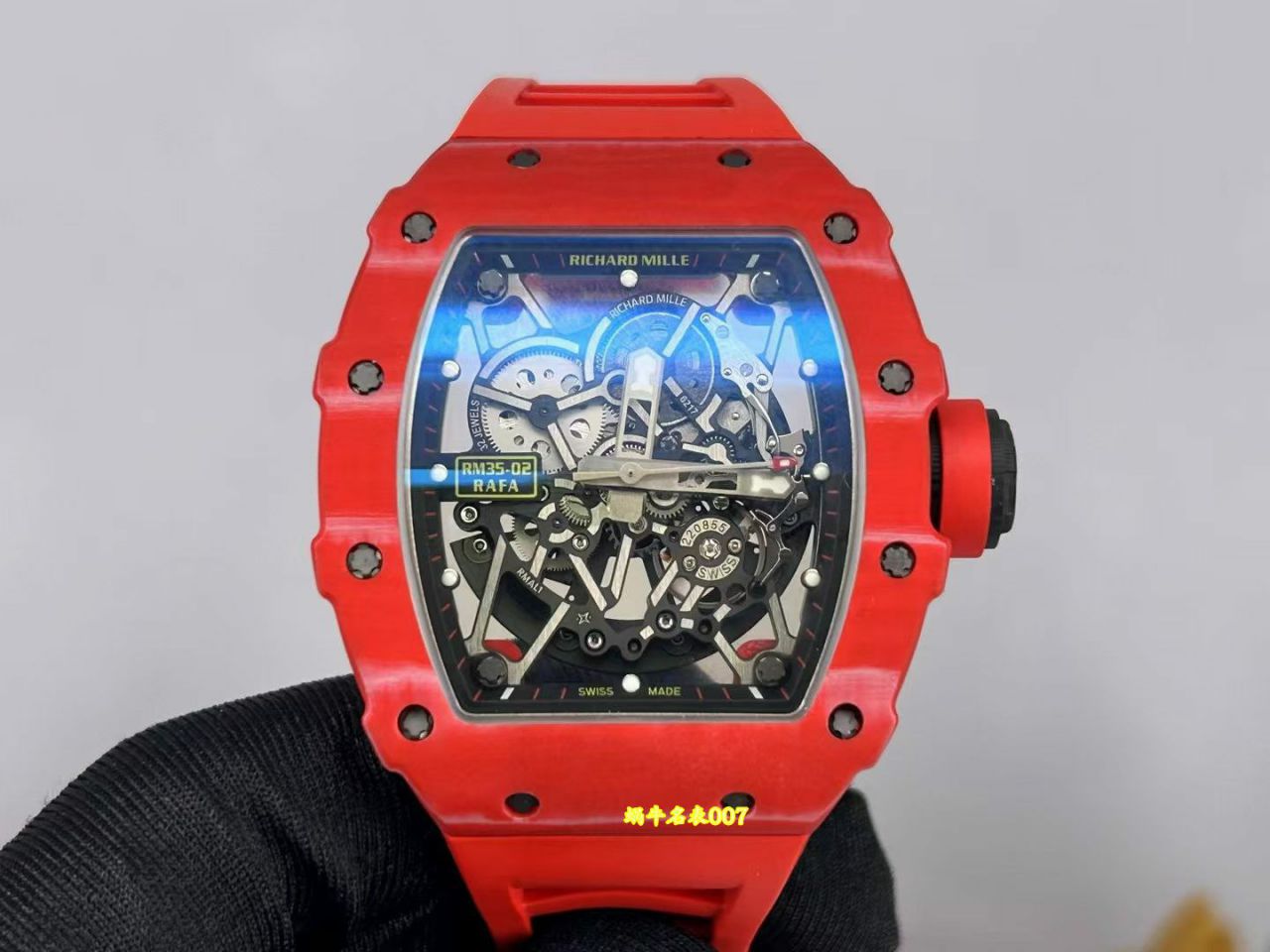 高端定制Richard Mille理查德红魔RM35-02复刻手表