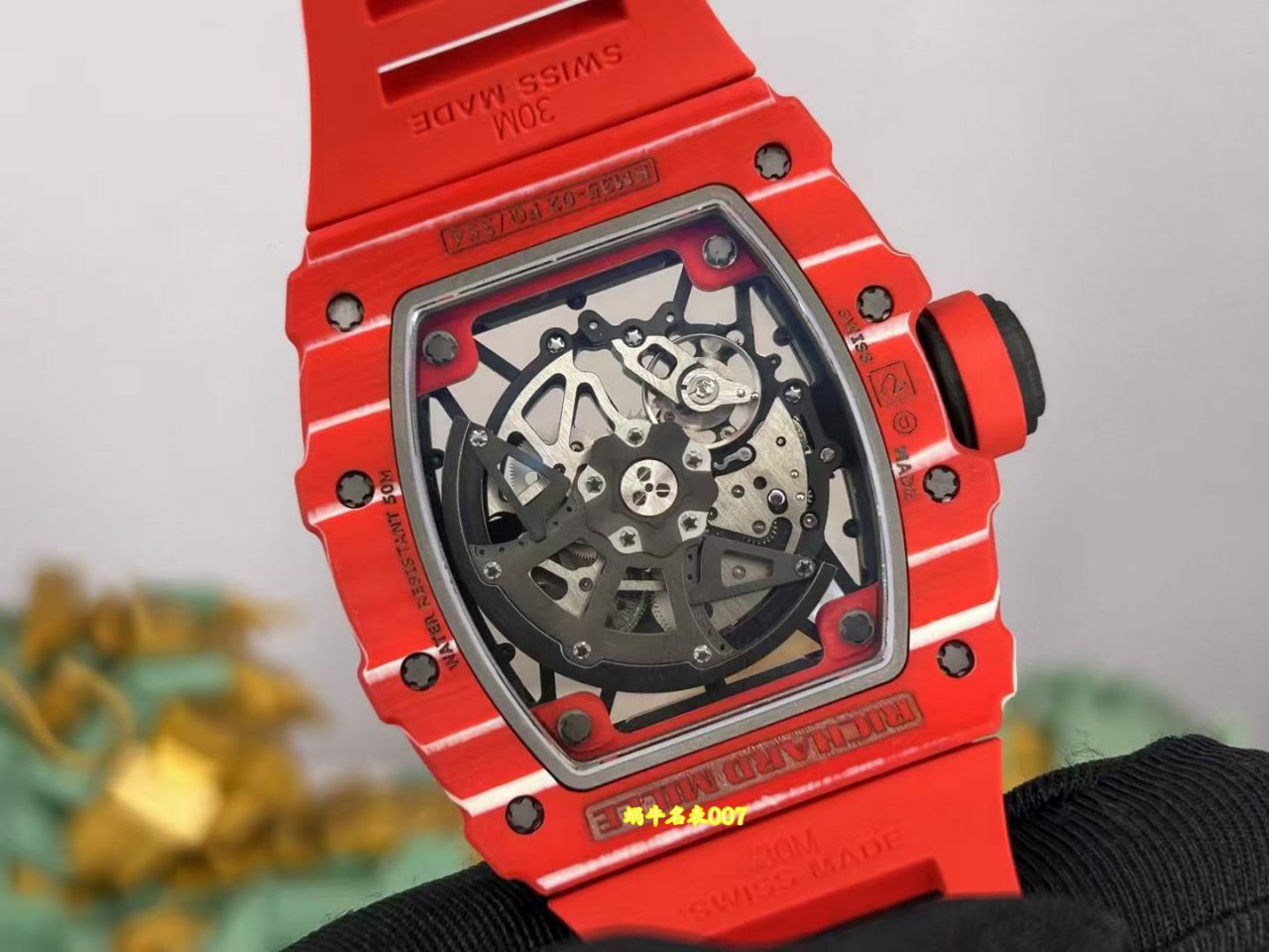 高端定制Richard Mille理查德红魔RM35-02复刻手表 /  