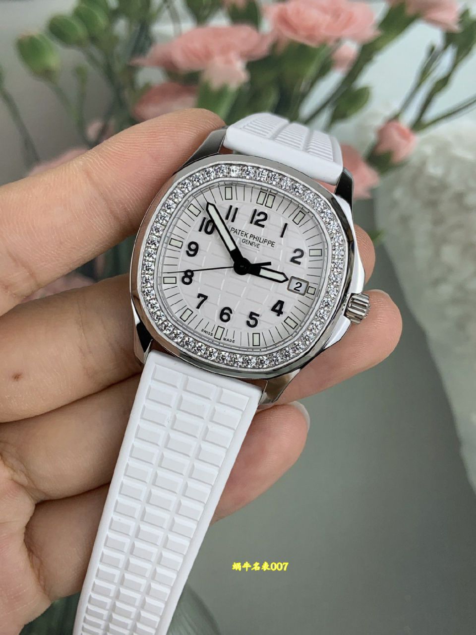 PPF女装百达翡丽AQUANAUT复刻手表女石英5067A-024腕表 /  