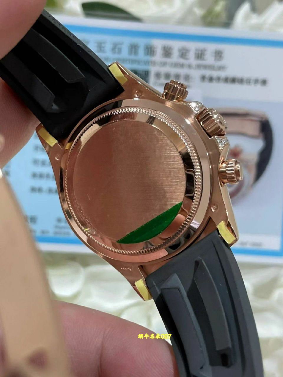 高端定制真钻包金劳力士宇宙计型迪通拿广州复刻手表m126535tbr-0002腕表 /  