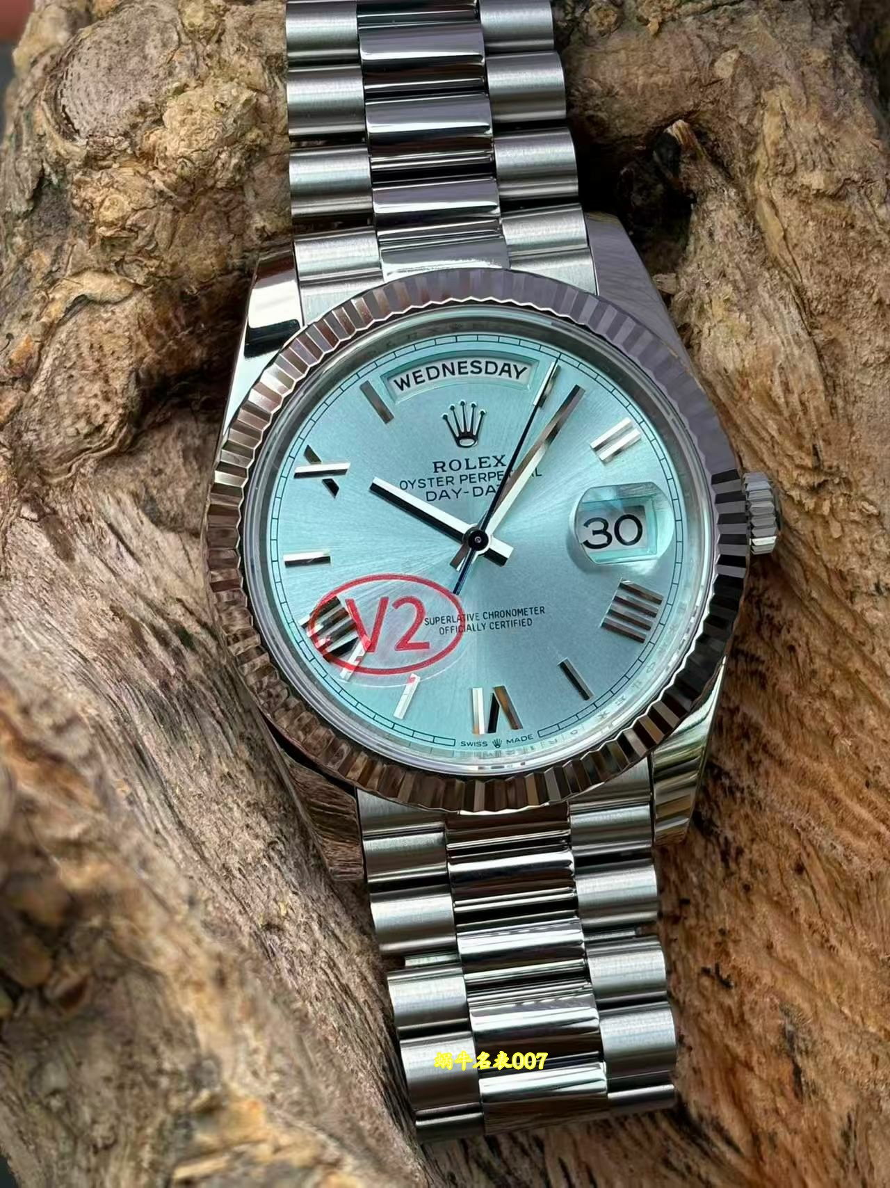 VS劳力士V2配重劳力士星期日历型复刻手表官网M228236-0012腕表 /  