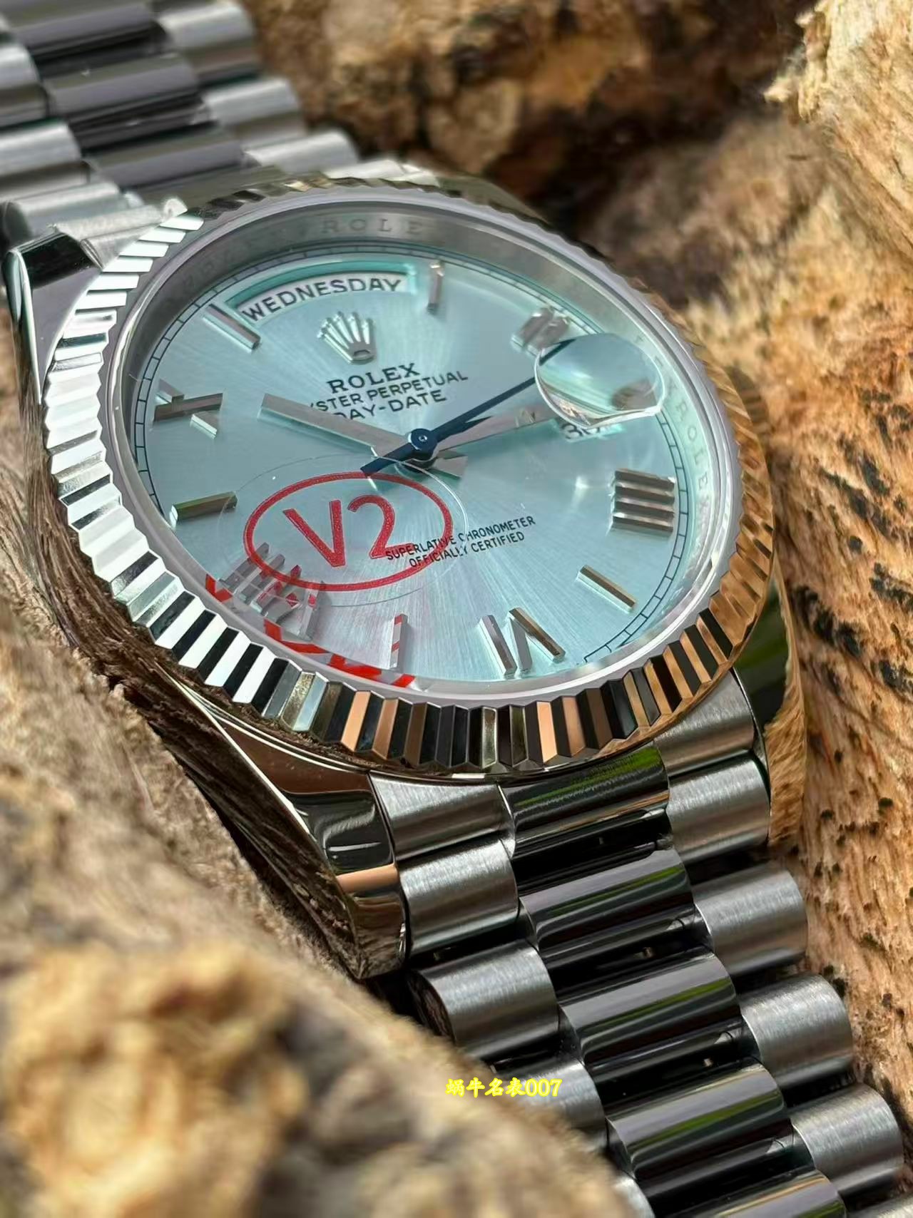 VS劳力士V2配重劳力士星期日历型复刻手表官网M228236-0012腕表 /  