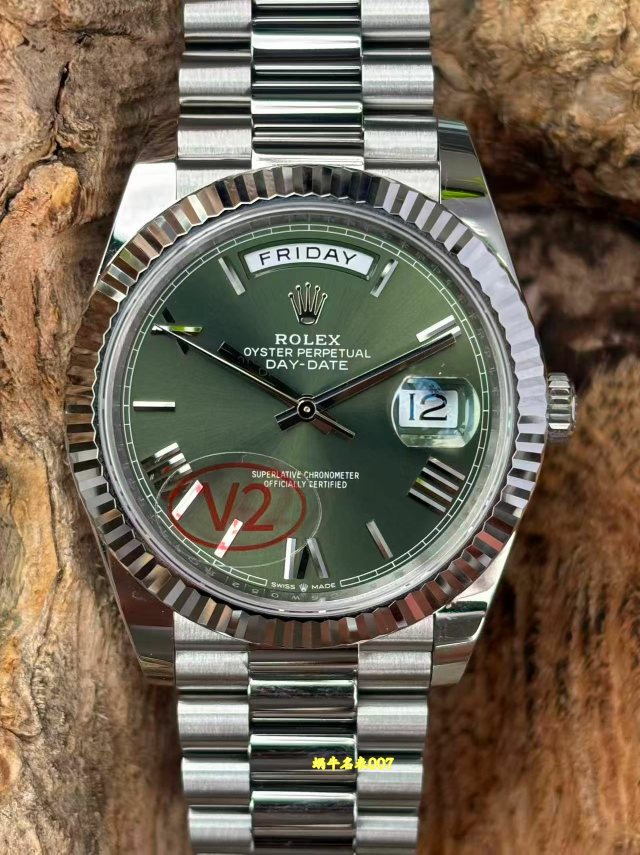 VS劳力士DD V2配重劳力士星期日历型广州手表1:1顶级复刻m228236-0008腕表