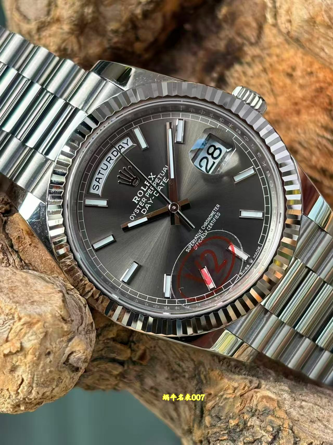 VS劳力士DD V2配重劳力士星期日历型一比一复刻劳力士手表m228239-0060腕表 /  