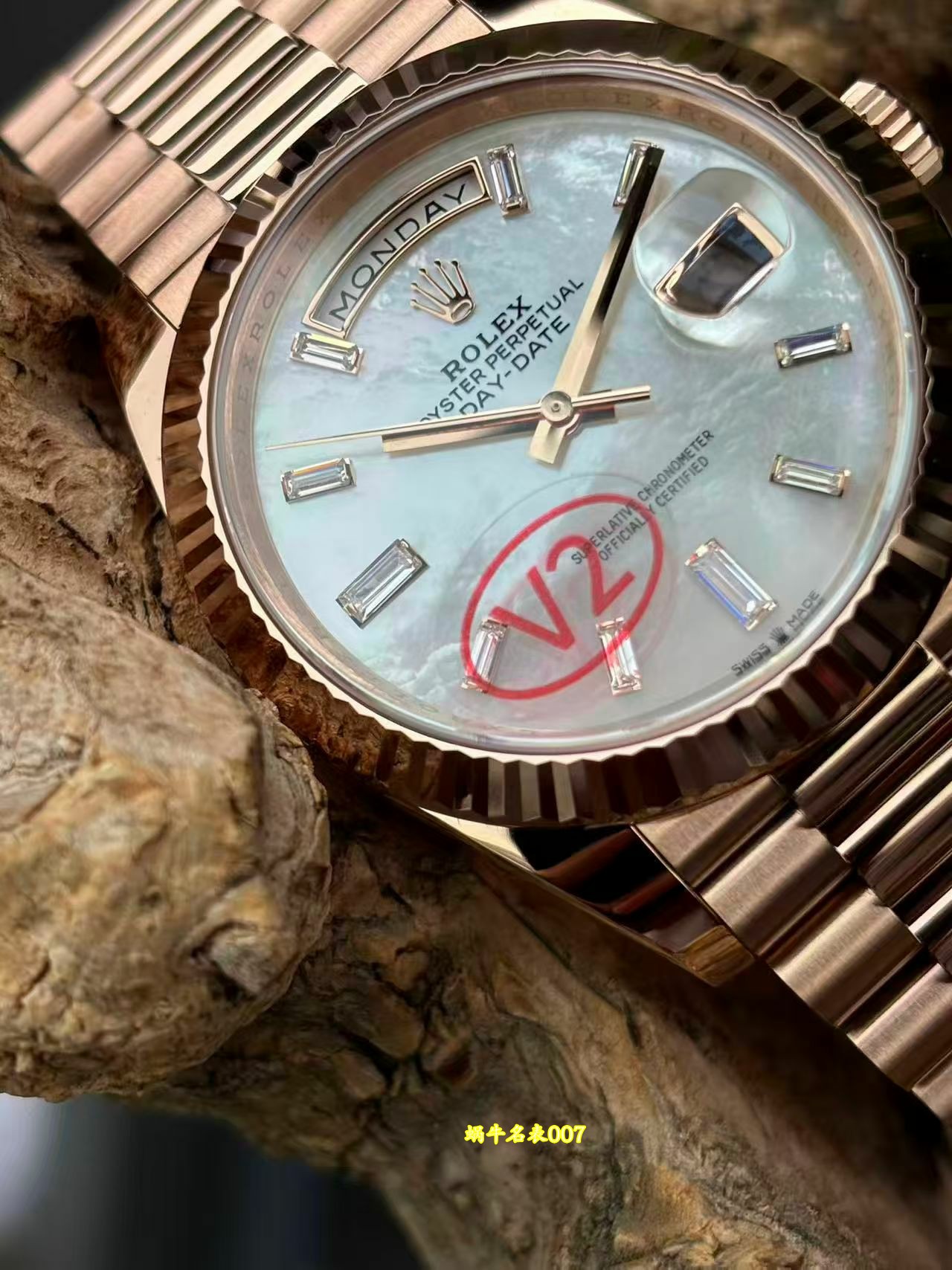 VS劳力士V2配重DD劳力士星期日历型最好复刻手表m228239-0005腕表 /  0