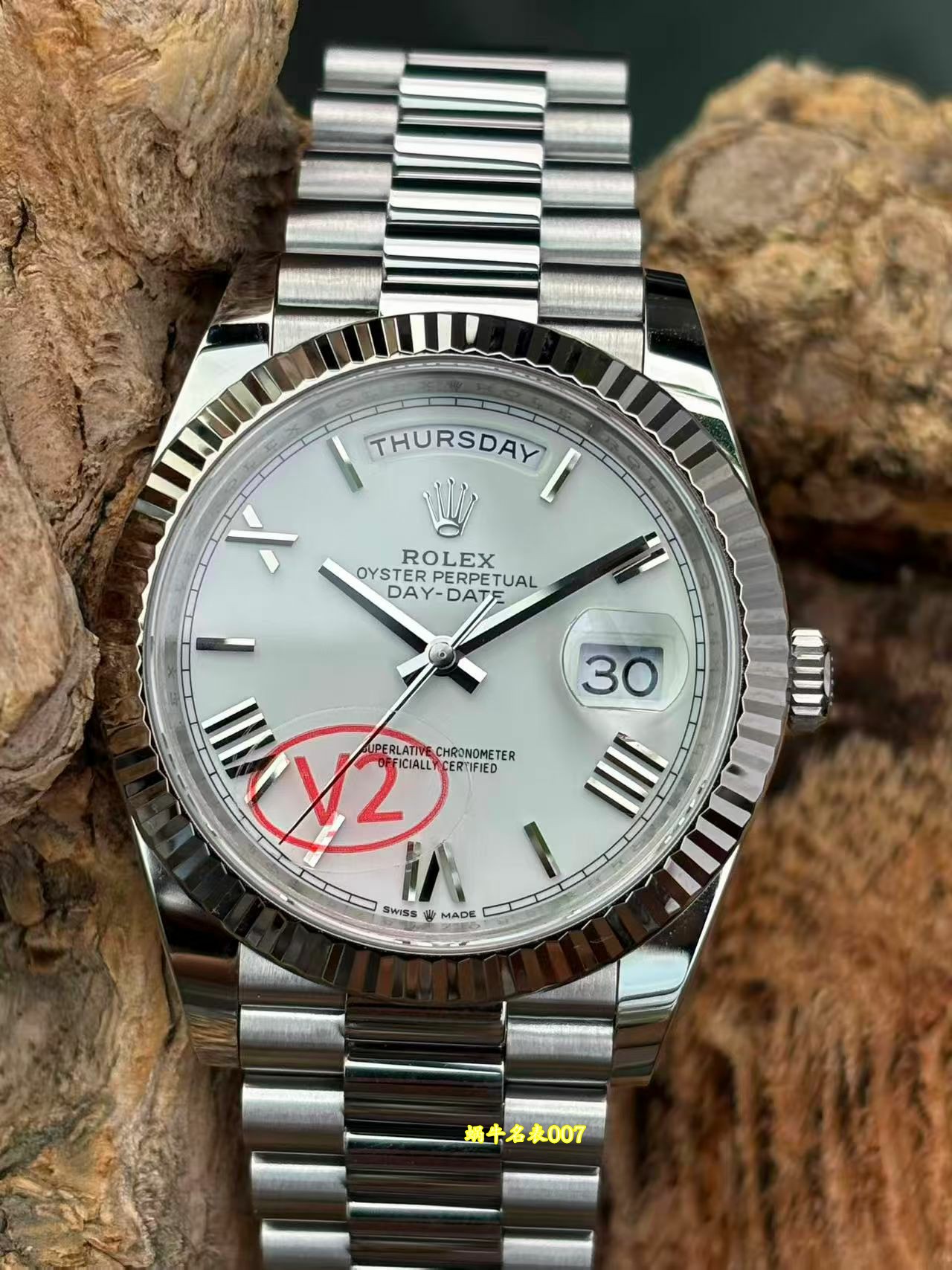 VS劳力士V2配重DD劳力士星期日历型顶级复刻手表m128239-0059腕表 /  