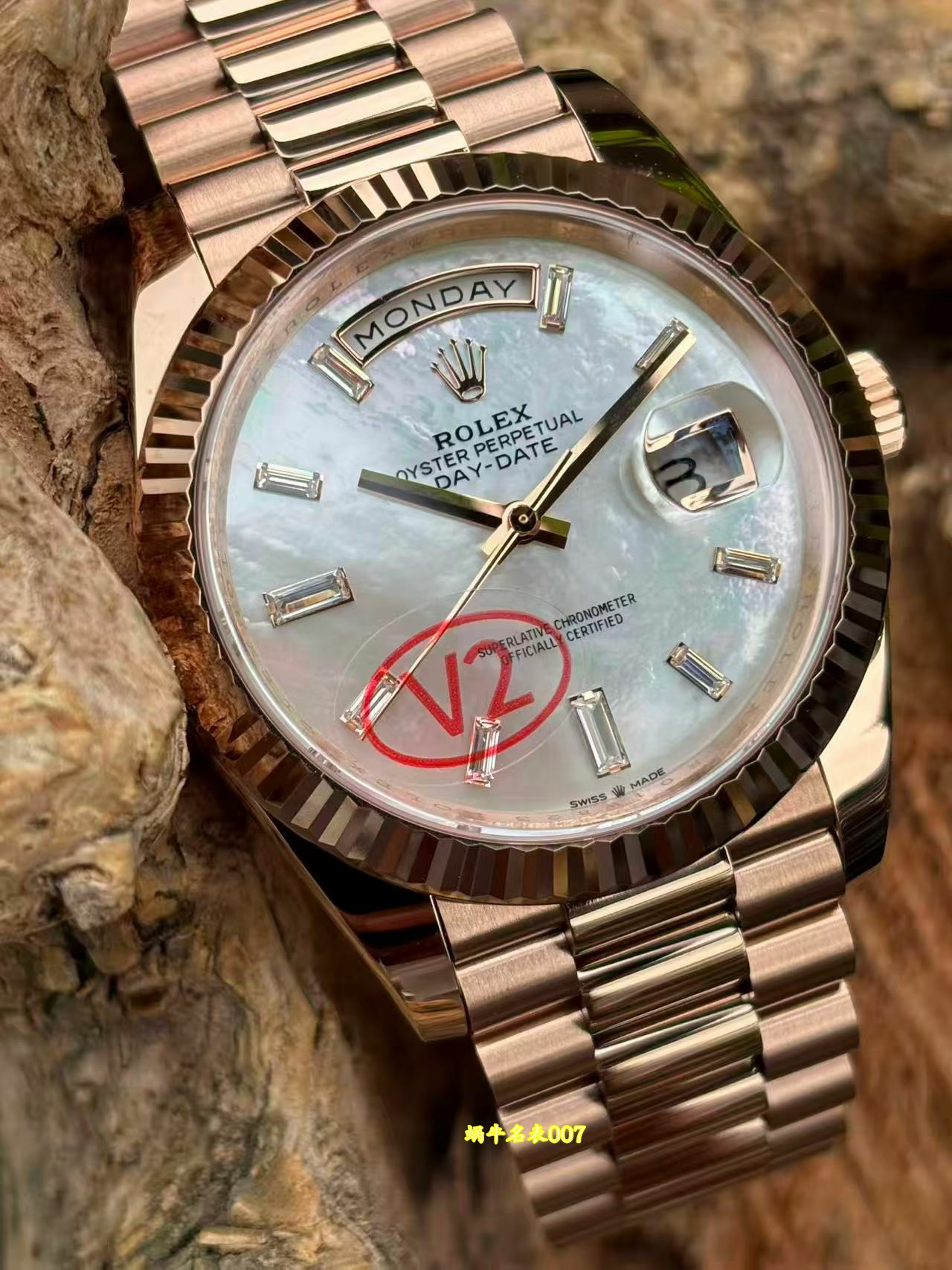 VS劳力士V2配重DD劳力士星期日历型一比一复刻手表m228235-0056腕表