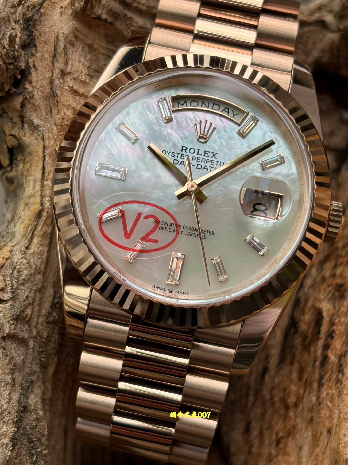 VS劳力士V2配重DD劳力士星期日历型一比一复刻手表m228235-0056腕表 /  