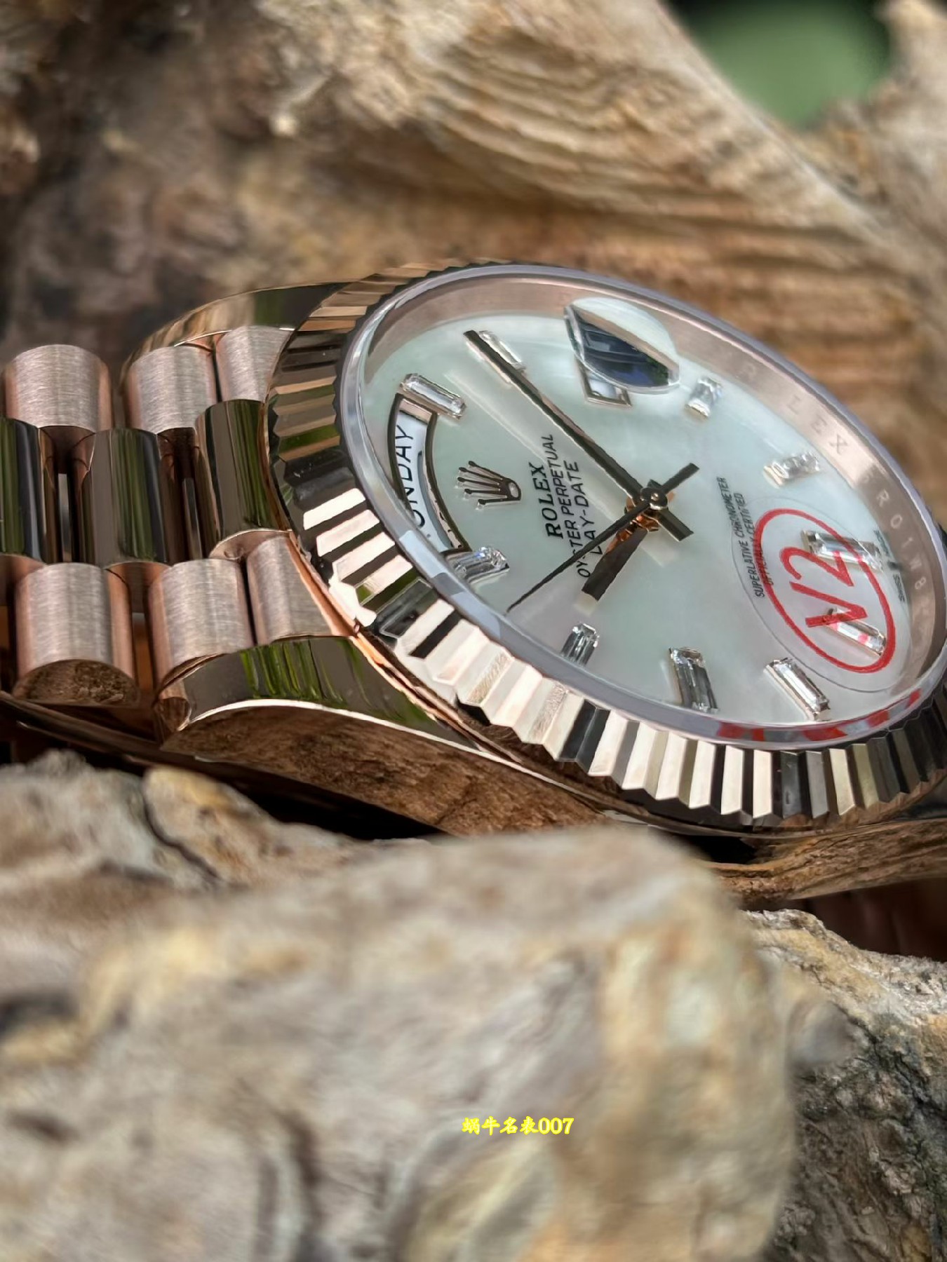 VS劳力士V2配重DD劳力士星期日历型一比一复刻手表m228235-0056腕表 /  