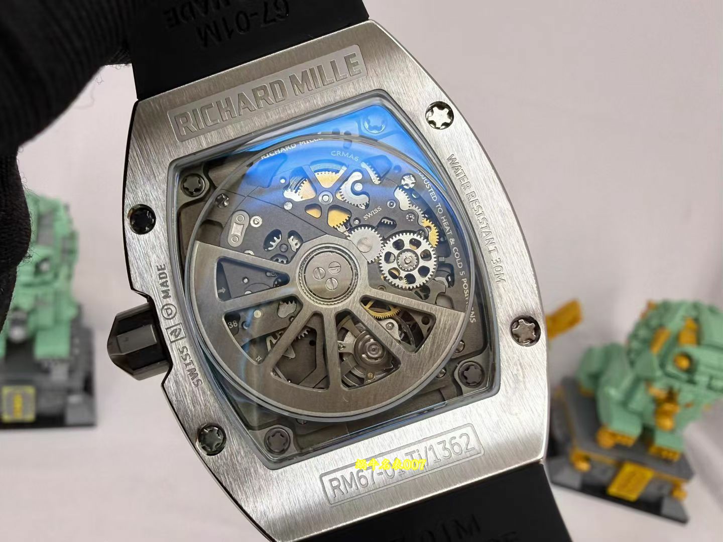 高端订制Richard Mille理查德米尔顶级克隆手表RM 67-01Ti腕表 /  