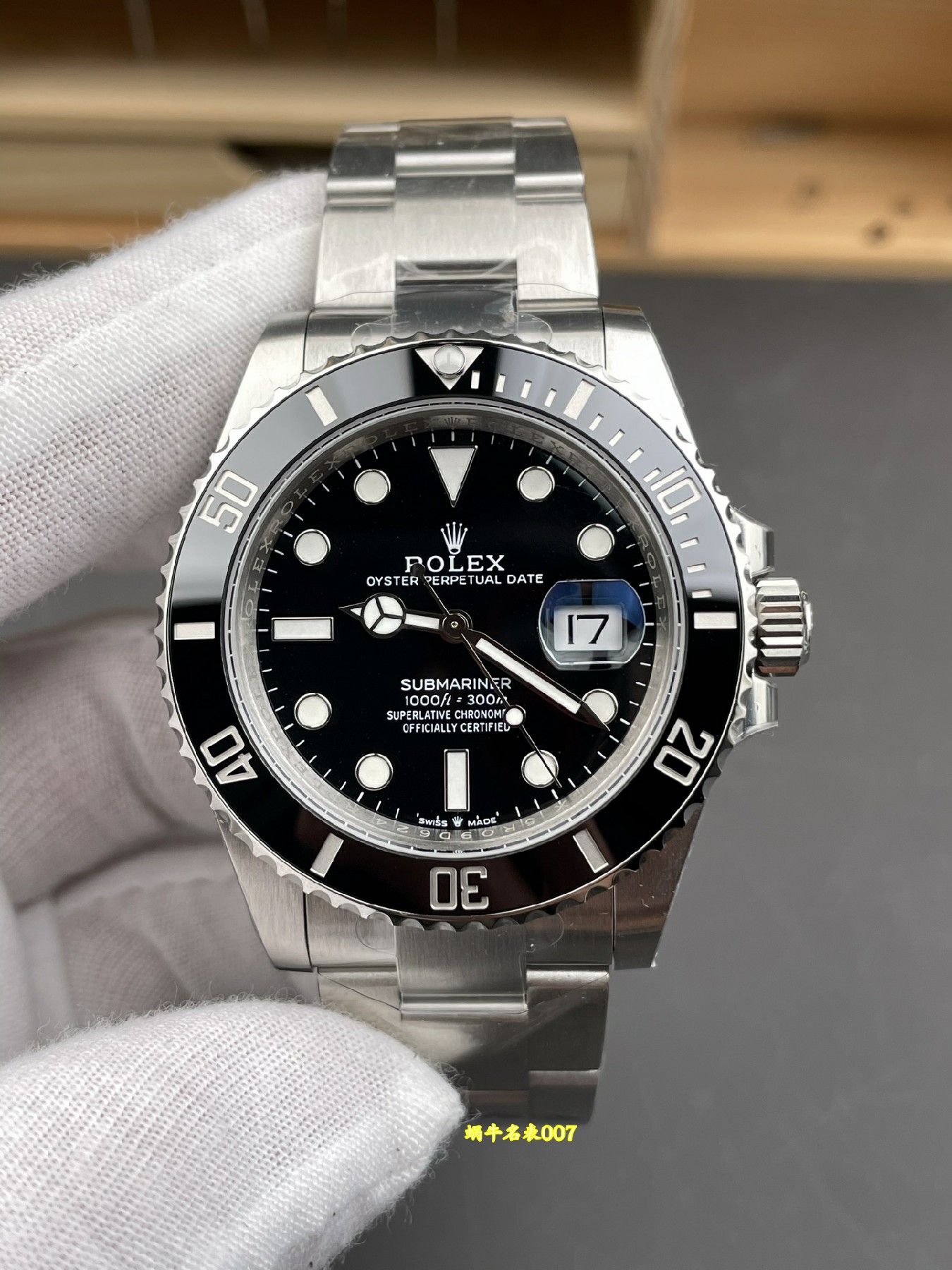 VS三代黑水鬼一比一复刻黑水鬼劳力士潜航者m126610ln-0001腕表 /  