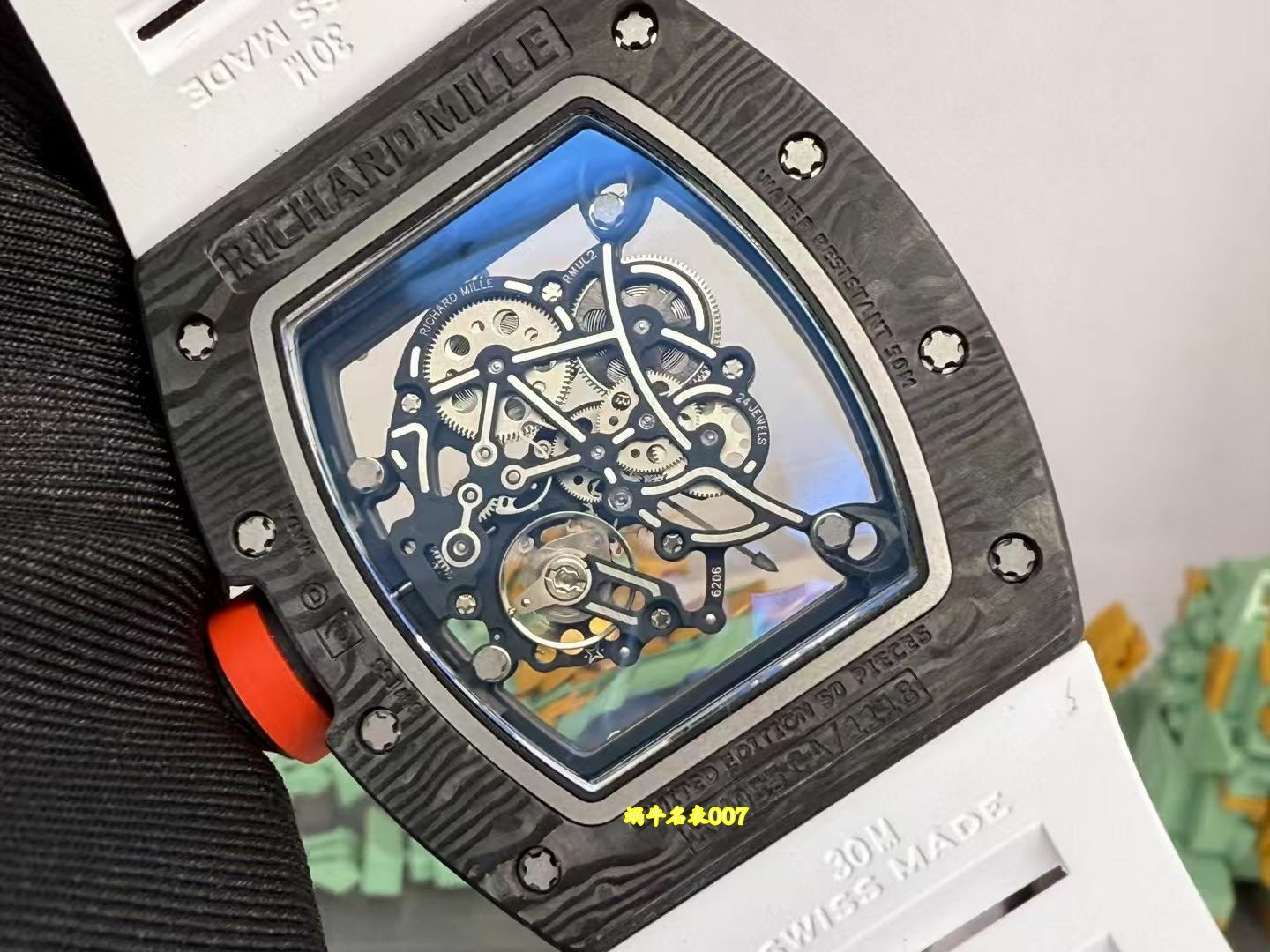 Vaucher机芯Richard Mille理查德米勒RM 055 NTPT日本限量版顶级复刻腕表rm055 /  