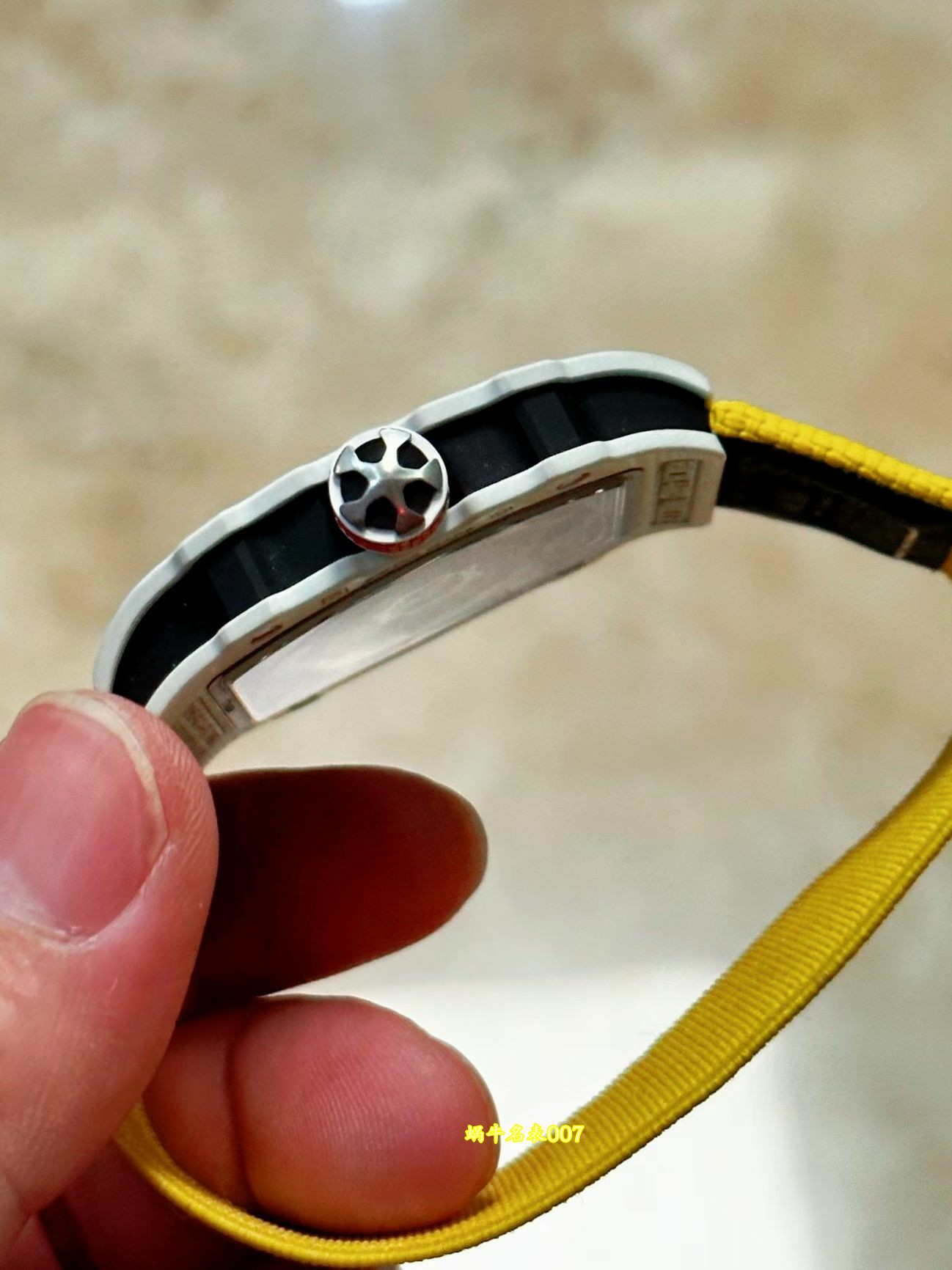 高端定制复刻腕表Richard mille理查德米勒RM67-02白法国正品荧光碳纤维 /  